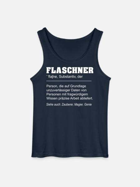 Flaschner lustige Definition - Gildan Männer Tank Top - Navy