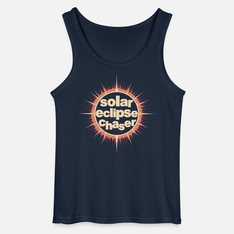 Solar eclipse chaser - Gildan Männer Tank Top - Navy