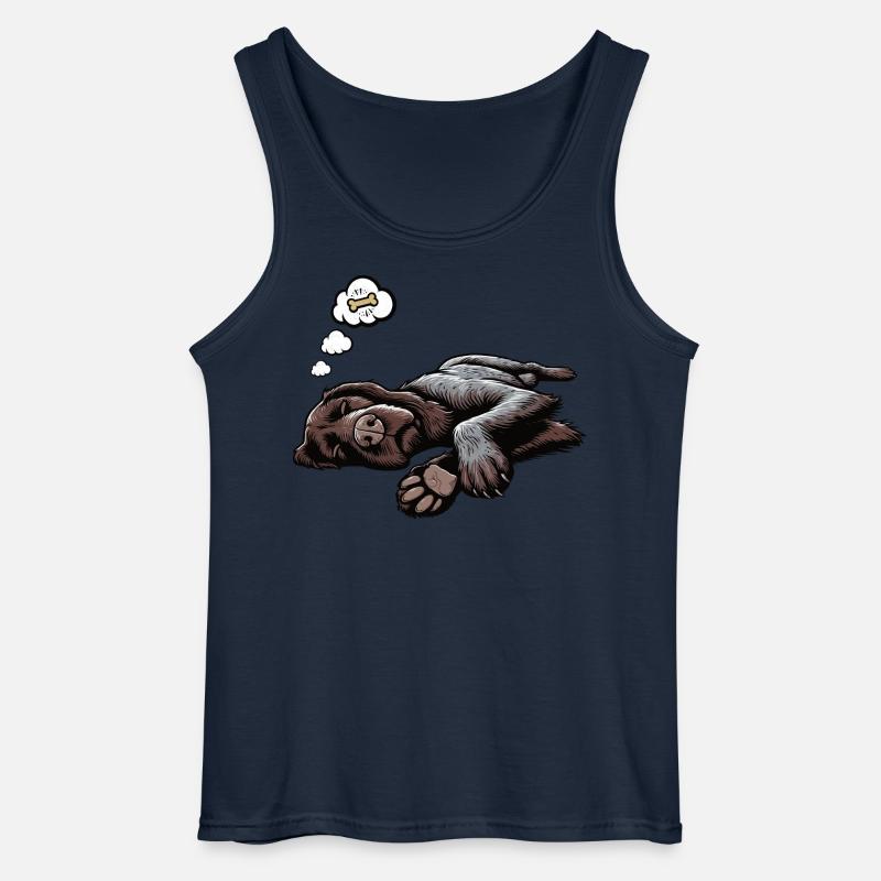 German Wirehaired German Wirehaired Owner - Gildan Men’s Tank Top - navy