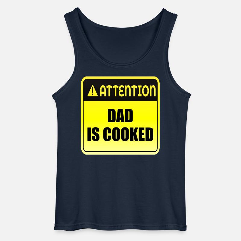 Papa-Stimmung - Gildan Männer Tank Top - Navy