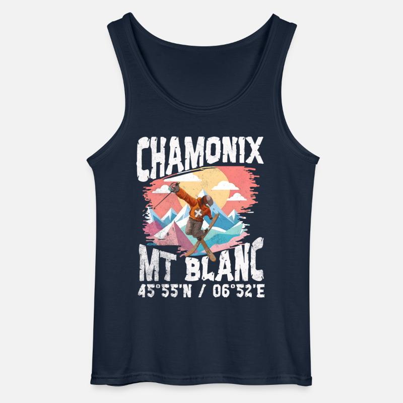 Chamonix Freestyle - Gildan Männer Tank Top - Navy