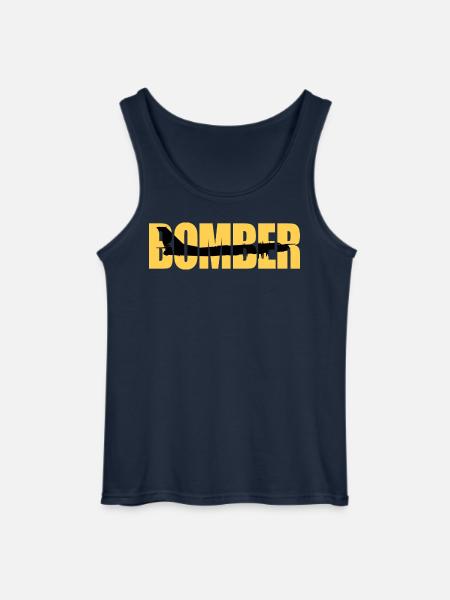 Bomber Tu-95 - Gildan Men’s Tank Top - navy