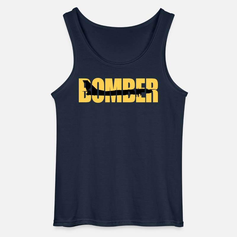 Bomber Tu-95 - Gildan Männer Tank Top - Navy
