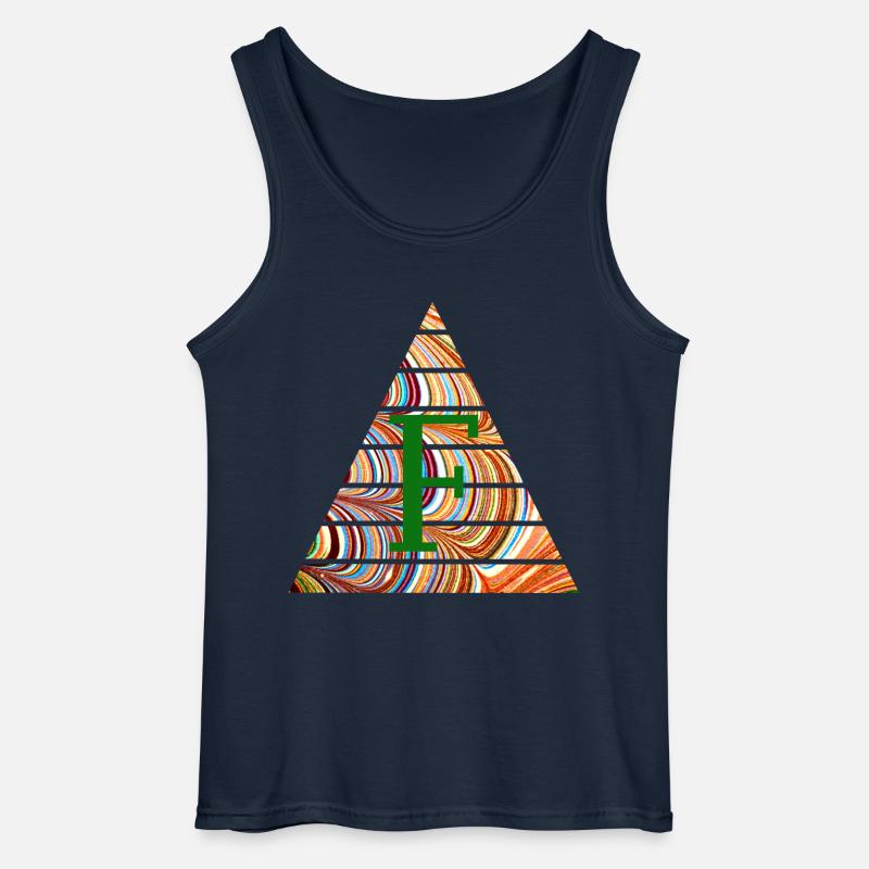 Triangle E 56 F - Gildan Men’s Tank Top - navy