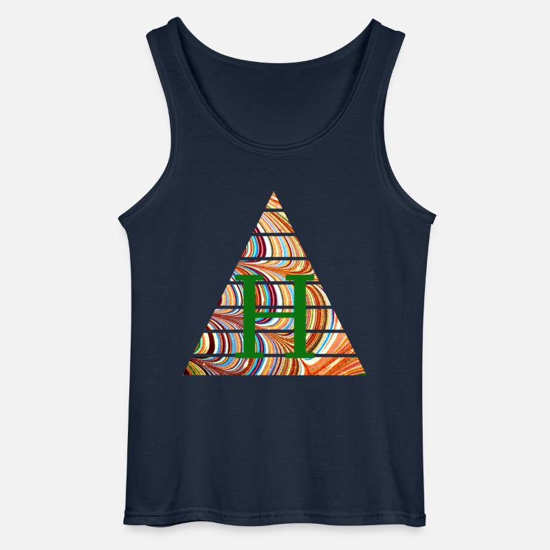 Triangle E 56 h - Gildan Men’s Tank Top - navy
