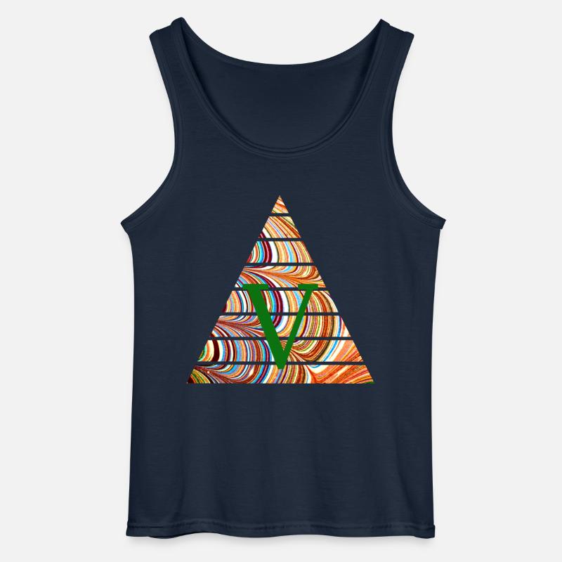 Triangle E 56 V - Gildan Men’s Tank Top - navy