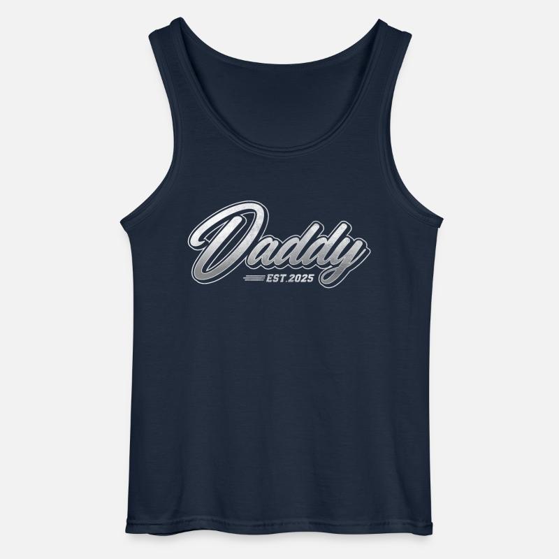 Daddy 2025 - Gildan Männer Tank Top - Navy