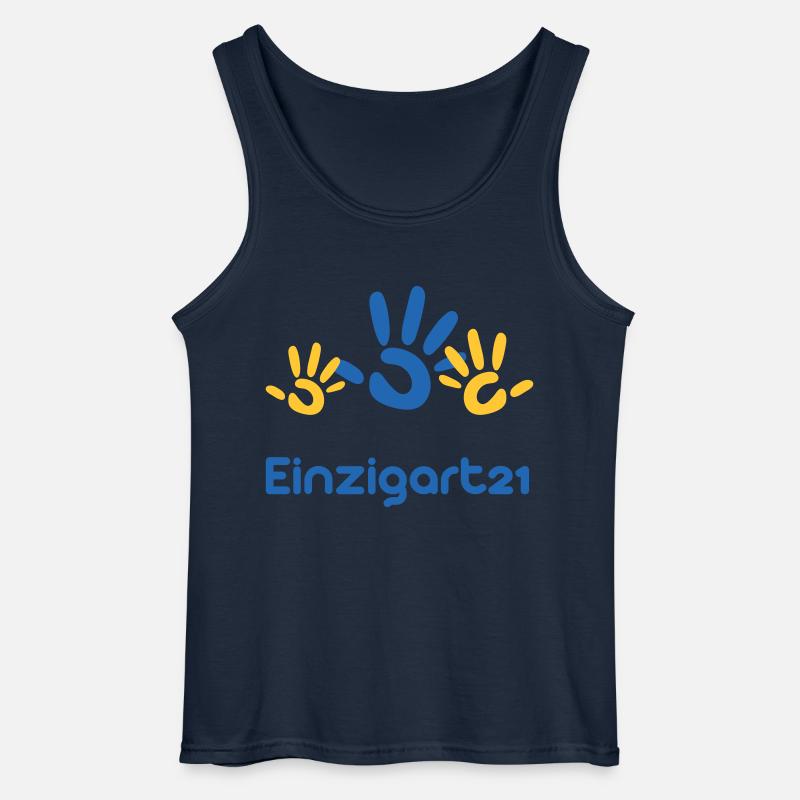 Einzigart21 - Gildan Männer Tank Top - Navy