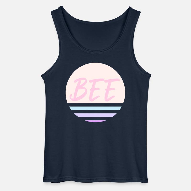 Biene Rosa - Gildan Männer Tank Top - Navy