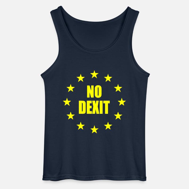No dexit - Gildan Men’s Tank Top - navy