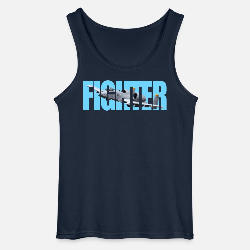 Fighter A-10 Thunderbolt II - Gildan Männer Tank Top - Navy