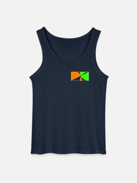 ¡Mantente en la pelota! - Camiseta de tirantes Gildan para hombre - azul marino