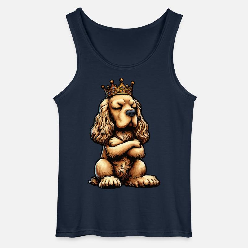 Cocker Spaniel Cockerhund Cocker Spaniel Besitzer - Gildan Männer Tank Top - Navy