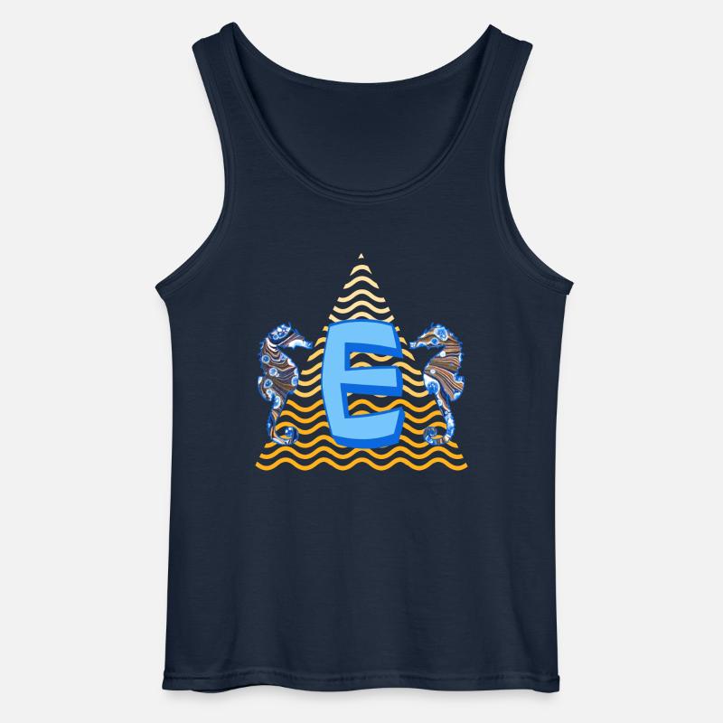 seepferdchen e 262 e - Gildan Männer Tank Top - Navy
