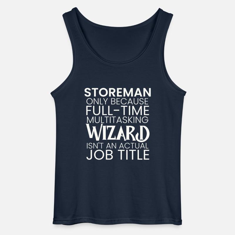 Storeman multitasking Wizard - Gildan Männer Tank Top - Navy