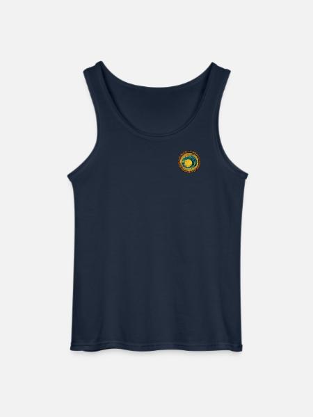 How To Train Your Dragon Shield with Logo - Gildan Men’s Tank Top - navy