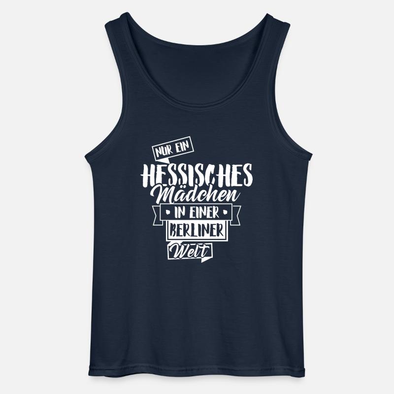 Hessisches Mädchen - Gildan Männer Tank Top - Navy