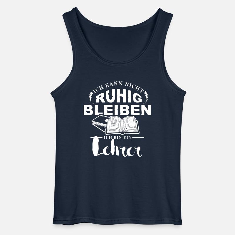 Ich bin ein Lehrer - Gildan Männer Tank Top - Navy