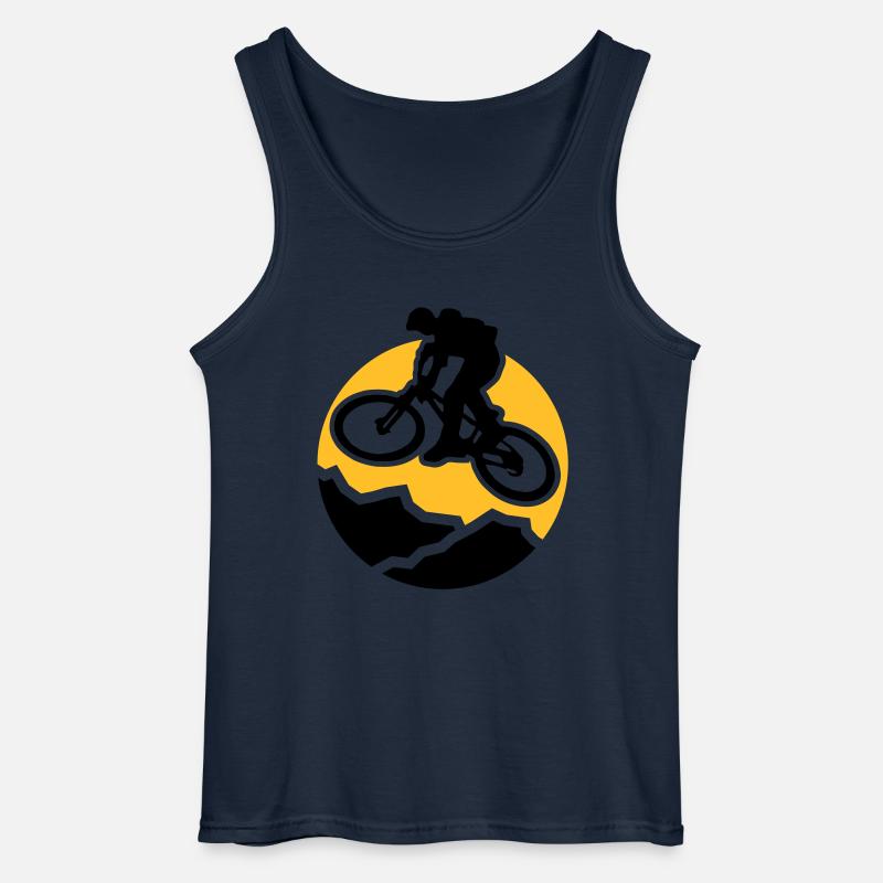 MountainBiker3 - Gildan Männer Tank Top - Navy