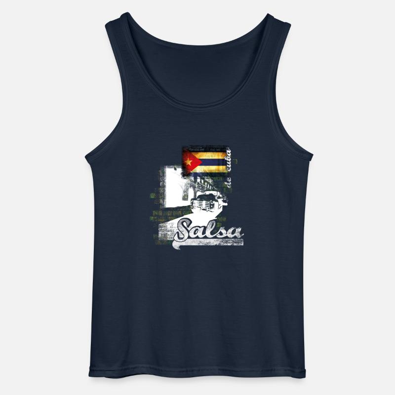 kl_salsa12 - Gildan Männer Tank Top - Navy
