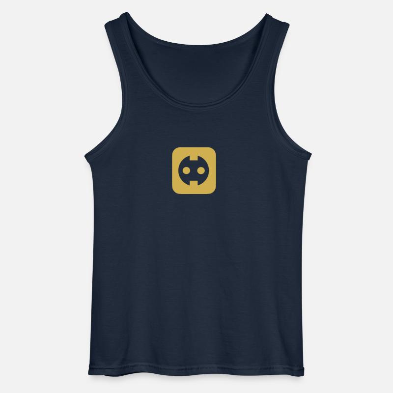 Steckdose - Gildan Männer Tank Top - Navy