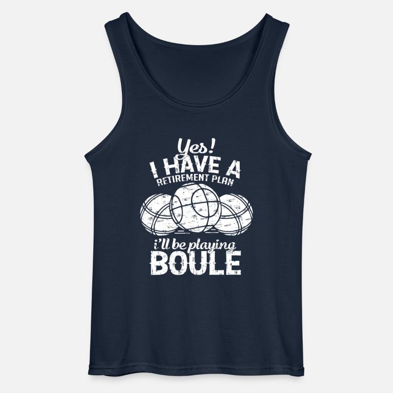 Boule Rente Plan - Gildan Männer Tank Top - Navy