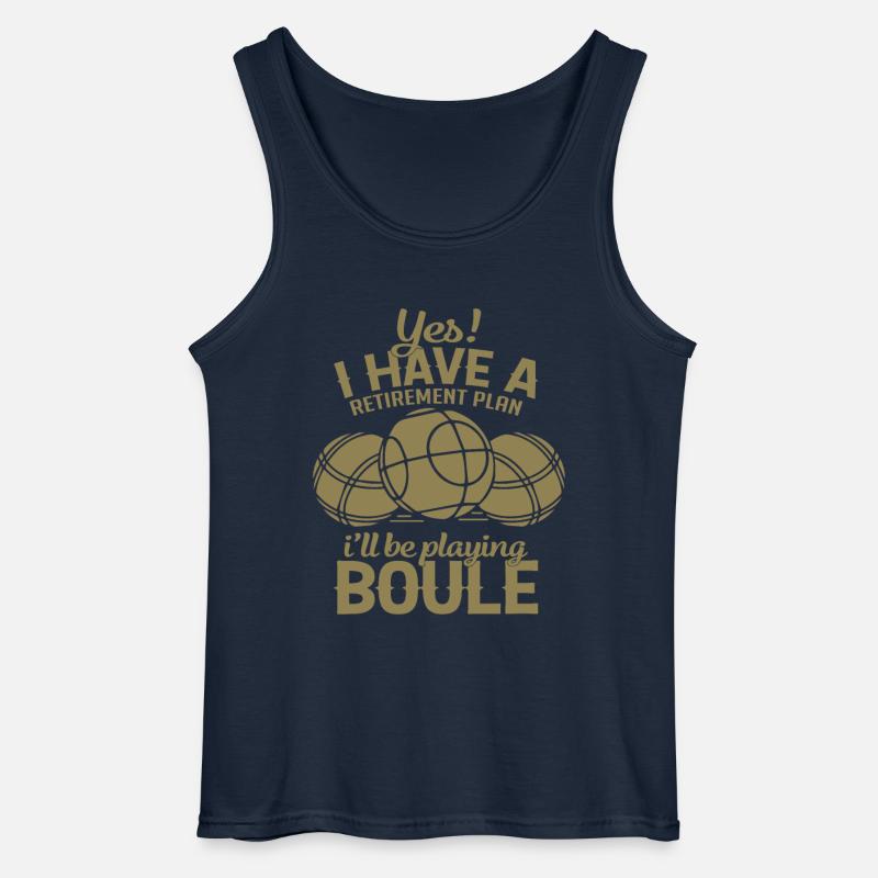 Boule Rente Plan - Gildan Männer Tank Top - Navy