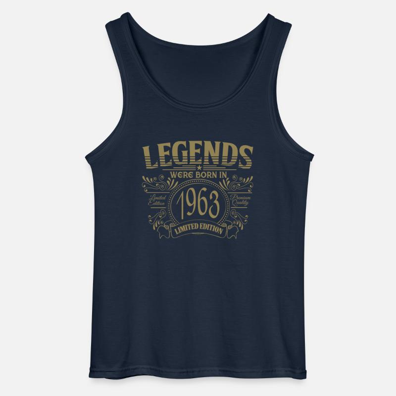 Legenden wurden 1963 geboren - Gildan Männer Tank Top - Navy