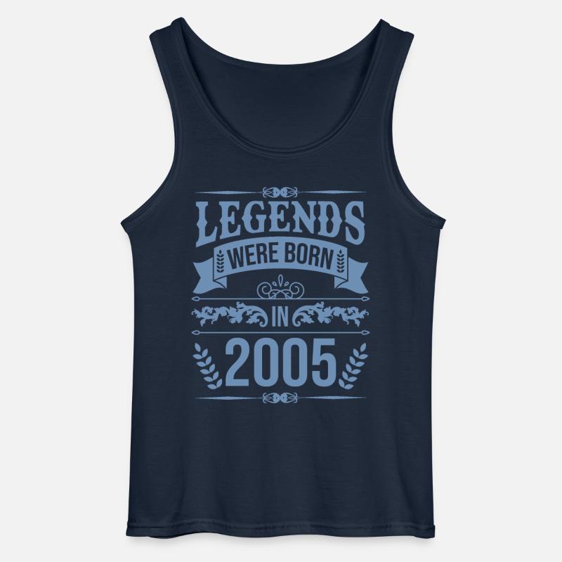 Legenden wurden 2005 geboren - Gildan Männer Tank Top - Navy