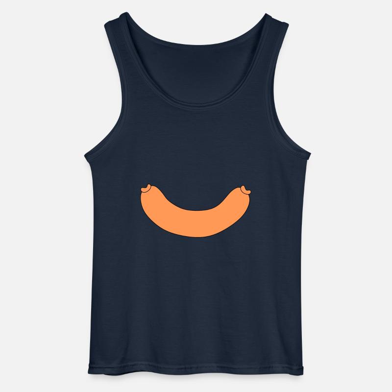 Wurst - Gildan Männer Tank Top - Navy