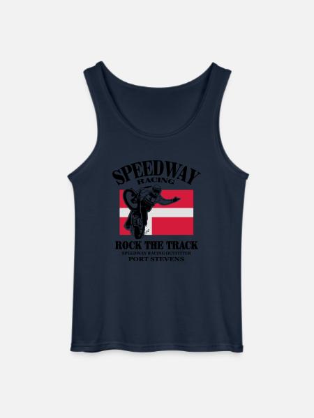 Speedway - Denmark - Gildan Men’s Tank Top - navy