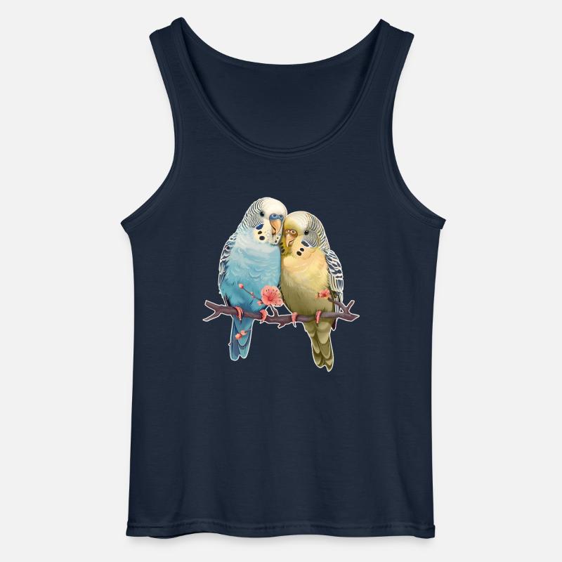 Budgies - Gildan Men’s Tank Top - navy
