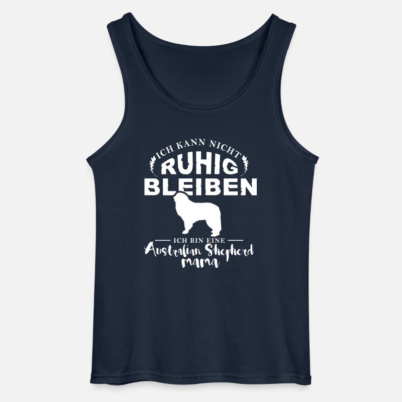 Australian Shepherd Mama - Gildan Männer Tank Top - Navy