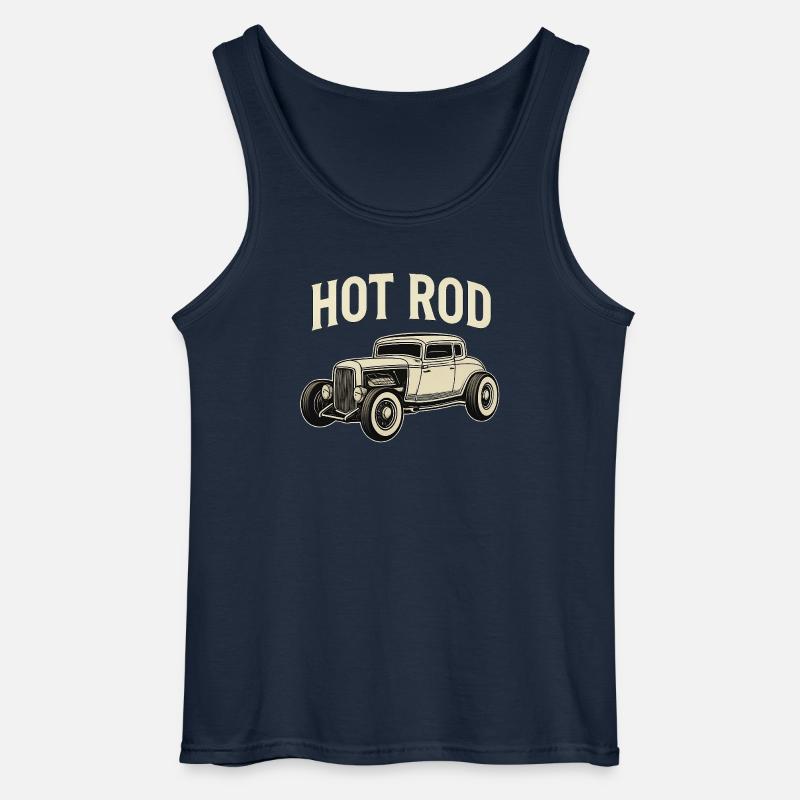 Hot Rod Oldtimer - Gildan Männer Tank Top - Navy