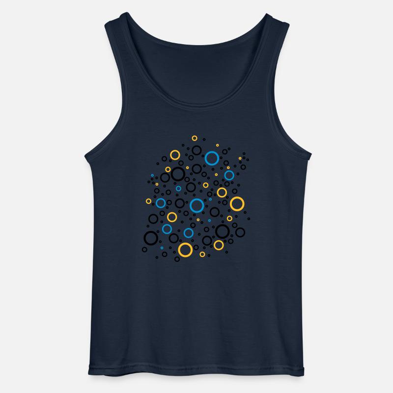 Colour Bubbles - Gildan Männer Tank Top - Navy
