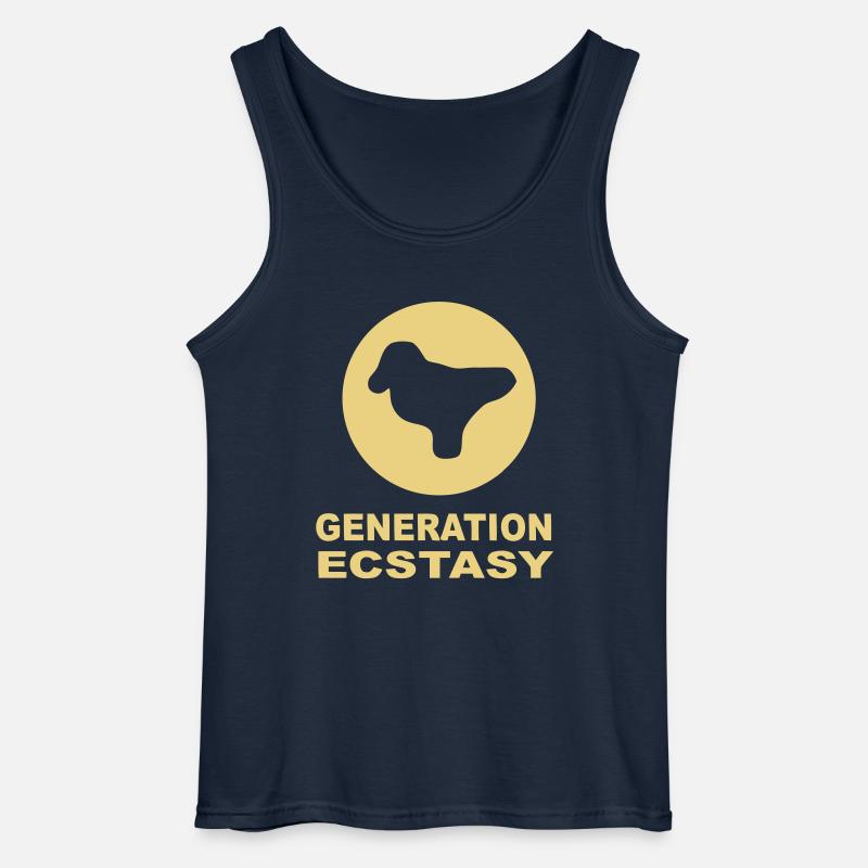 Generation Ecstasy-Pille mit einer Taube - Gildan Männer Tank Top - Navy