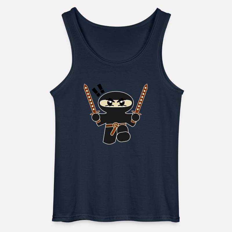 Ninja Comic - Gildan Männer Tank Top - Navy