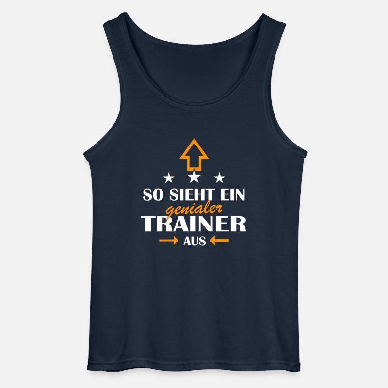 GENIALER Trainer - Gildan Männer Tank Top - Navy