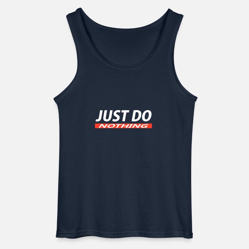 Just do nothing - Gildan Männer Tank Top - Navy