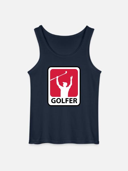 Golf - Gildan Men’s Tank Top - navy