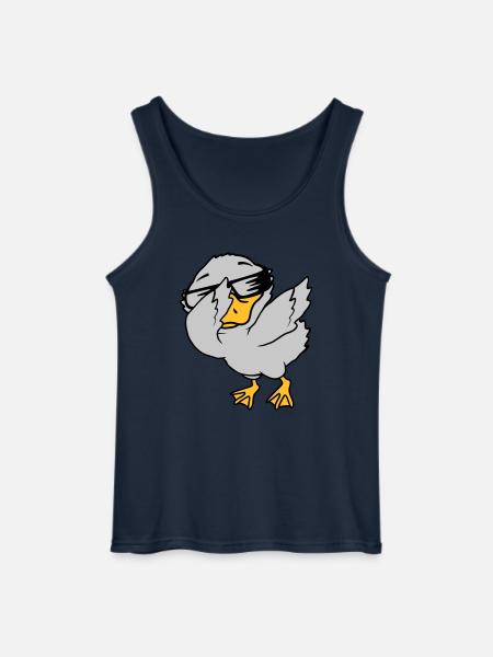 Dabbing Party Ducklings Cool - Gildan Men’s Tank Top - navy