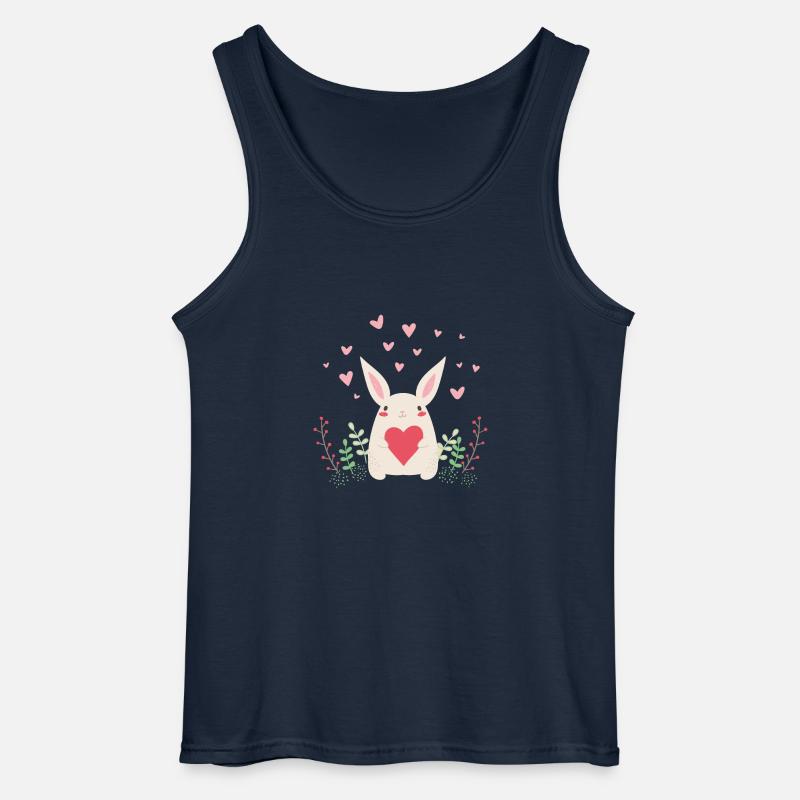 Hasenliebe - Gildan Männer Tank Top - Navy