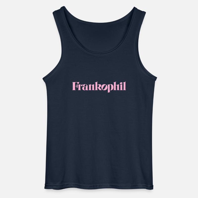 Frankophil Frankreich - Gildan Männer Tank Top - Navy