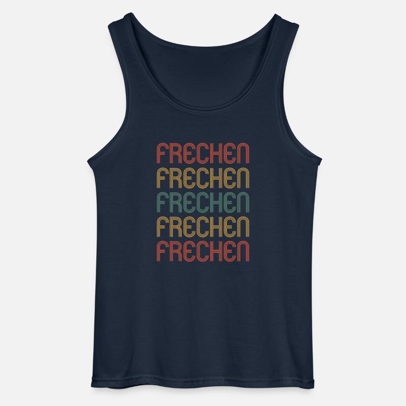 Frechenerin Frechener Frechen - Gildan Männer Tank Top - Navy