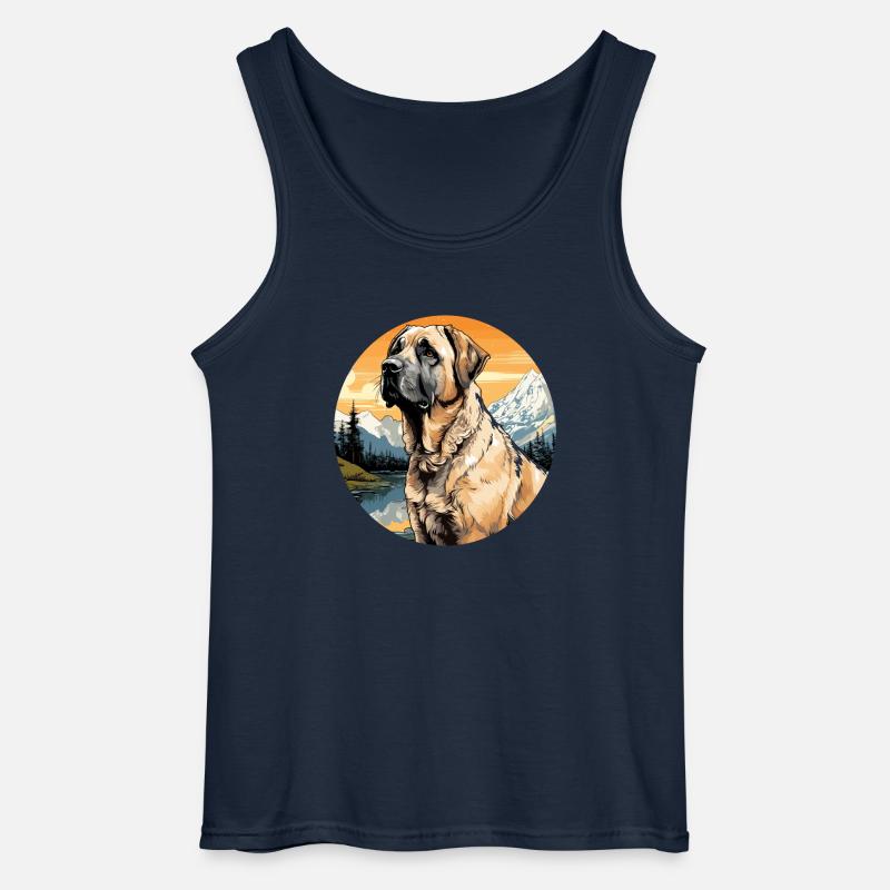 Hund Kangal - Gildan tanktop til mænd - marineblå