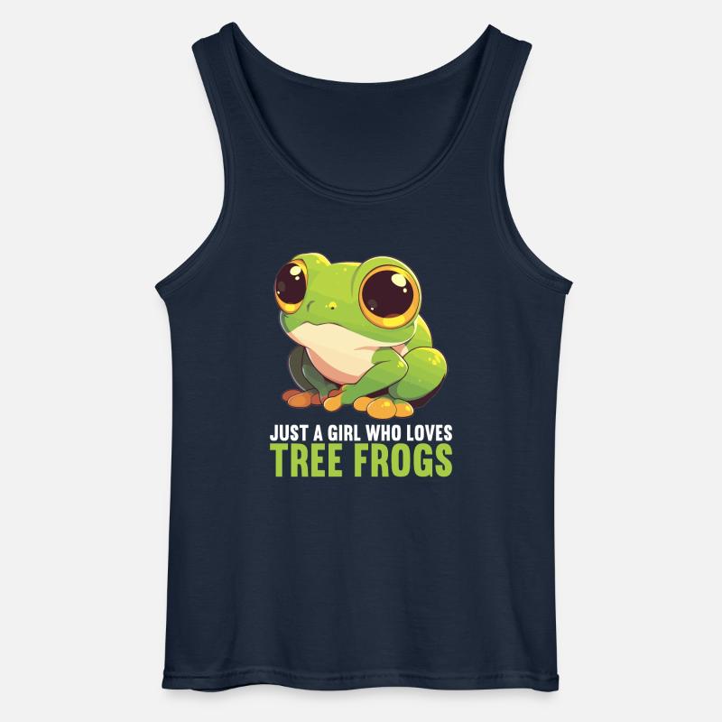 Tree Frog Baumfrösche Baumfrosch - Gildan Männer Tank Top - Navy