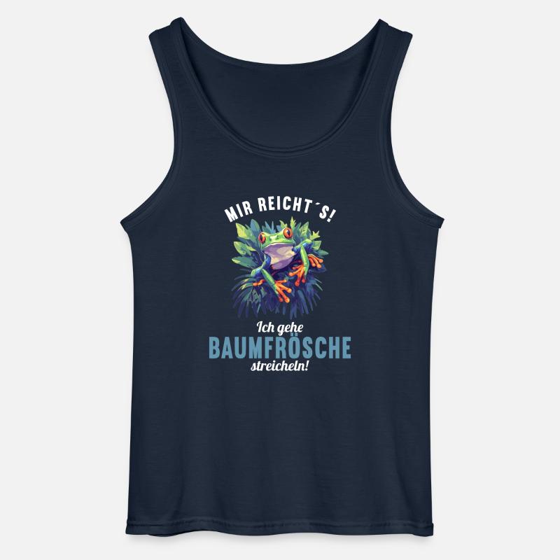 Tree Frog Baumfrösche Baumfrosch - Gildan Männer Tank Top - Navy
