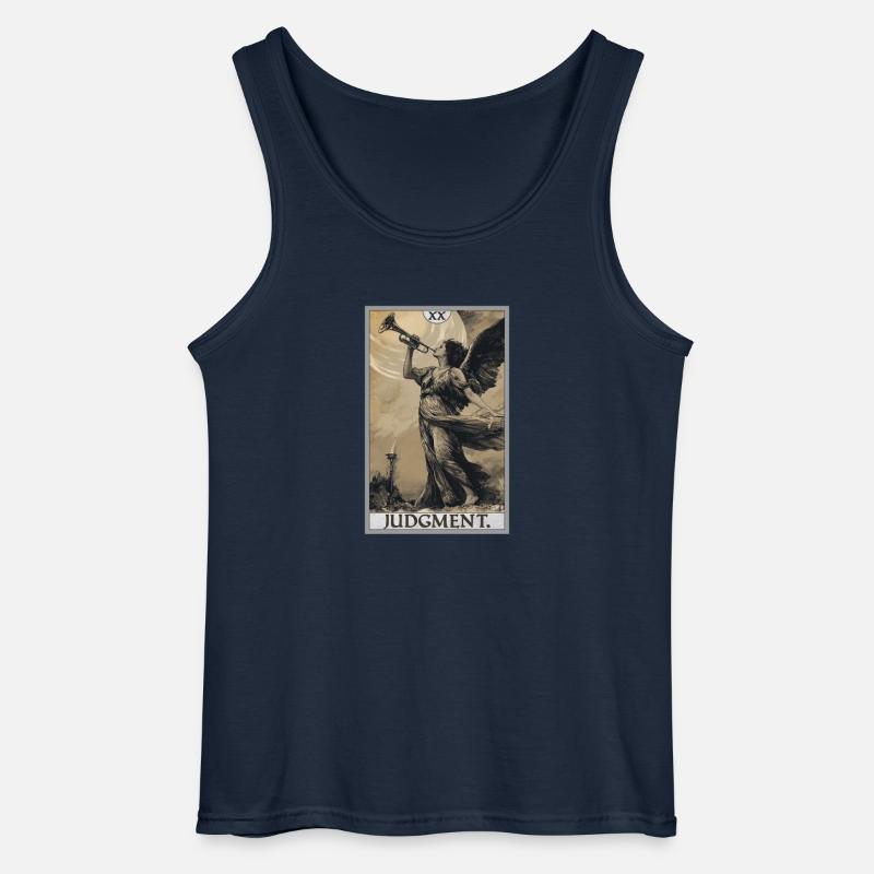 Tarotkarten Tarotkarte 20 Judgment Gericht - Gildan Männer Tank Top - Navy