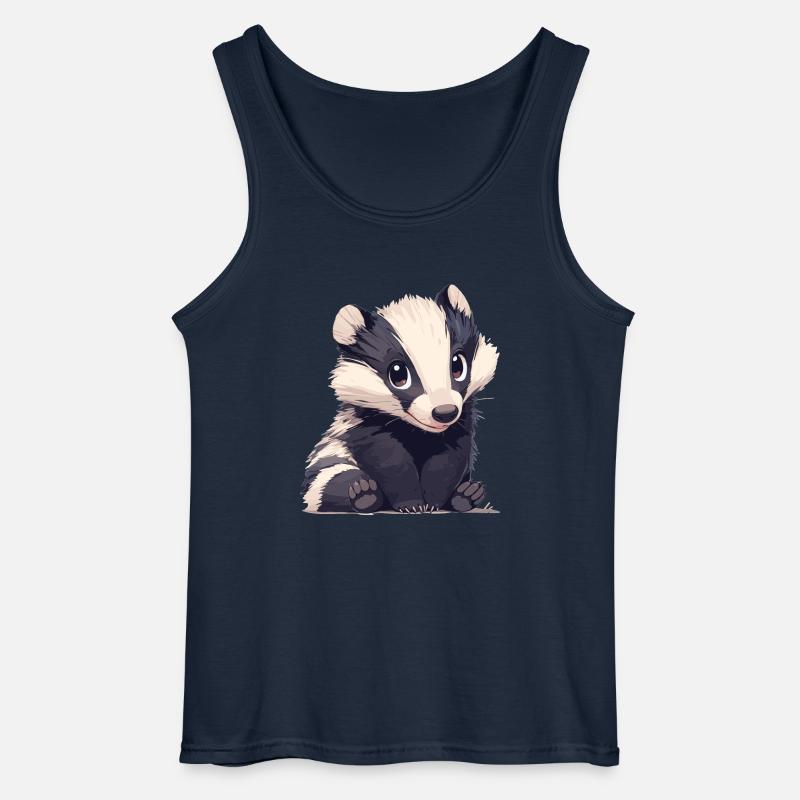 Badger Dachse Dachs - Gildan Männer Tank Top - Navy