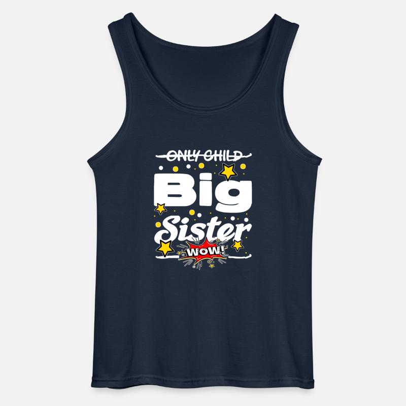 Einzelkind Spruch - Gildan Männer Tank Top - Navy